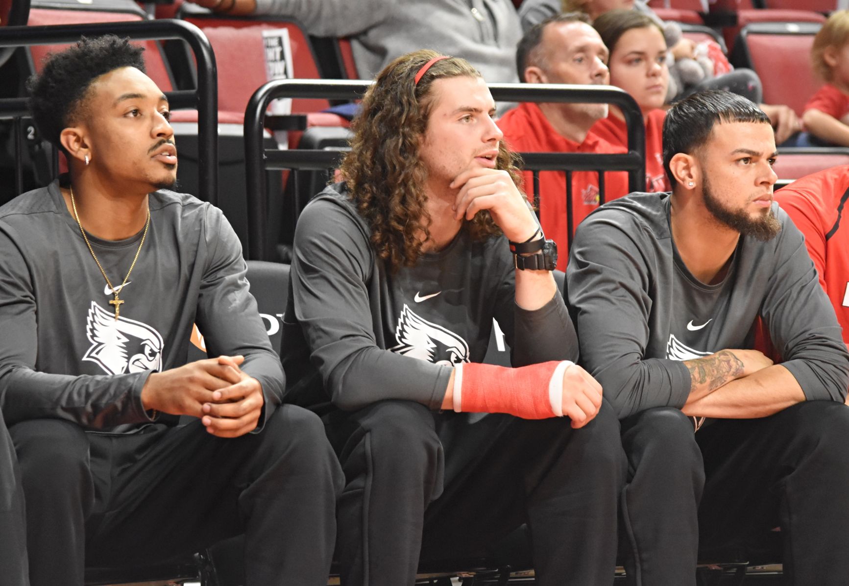 Mens Basketball vs Truman State bench